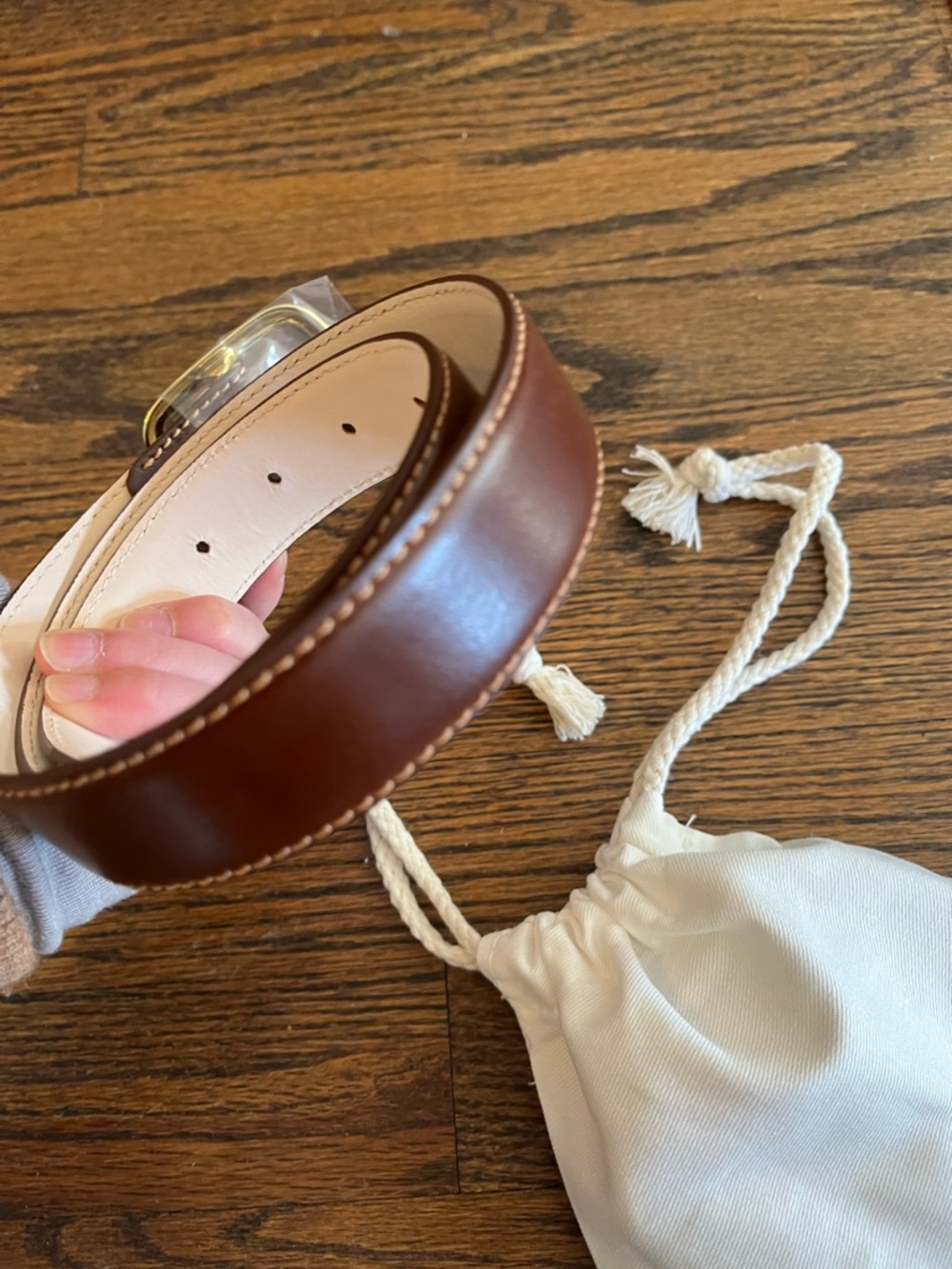 Aureum Leather Belt NWT - Picture 7 of 7